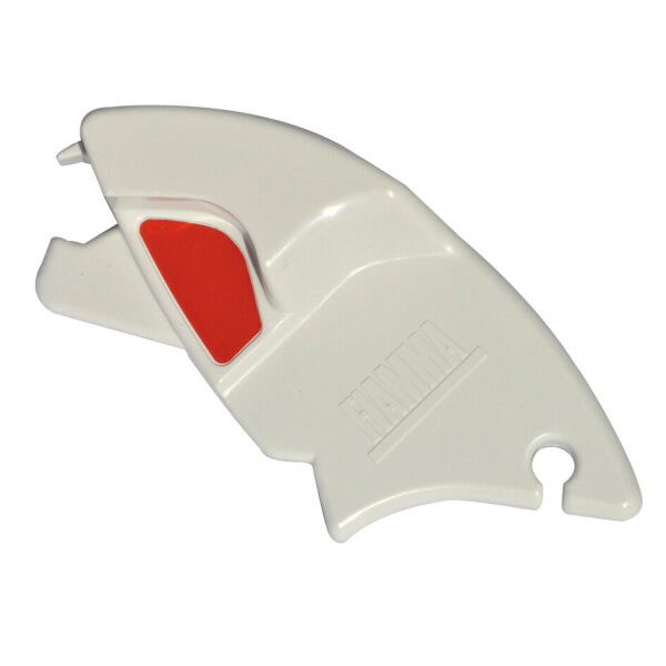 Frontblendenverschluss links F65 S Polar White