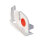 Frontblendenverschluss links F45 Ti Polar White