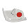 Frontblendenverschluss links F45 TiL Polar White