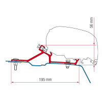 Kit Renault Master H2 Markisenadapter F80/65