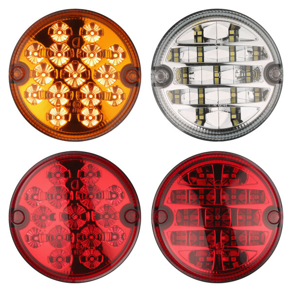 LED Heckleuchten Ersatz Kit 6 Leuchten, ø 95 mm