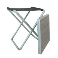 Hocker mit Platte Campus grau