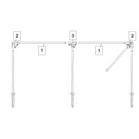 Windschutz Flex Grey Basic 460 x 140 cm