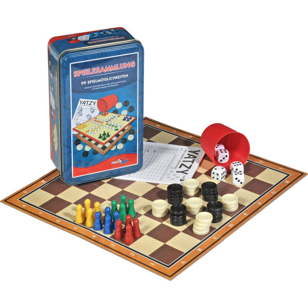 Spielesammlung 99 Spiele, in Metallbox