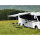 Markise TO 5200, 3,55 x 2,5 m mit Motor, Gehäuse weiß, Mystic-Grau