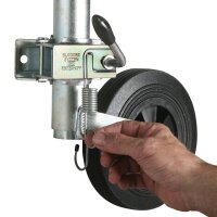 Blockiersystem für Deichsellaufräder