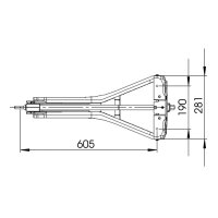 AL-KO-Steckstütze Premium 1250 lang