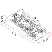 Auffahrkeil Level System Jumbo 2 Stück