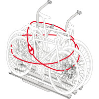 Cable-Lock Diebstahlsicherung für Fahrradträger