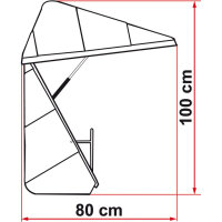 Fiamma Ultra Box 360 Liter 147 x 38 x 70 cm