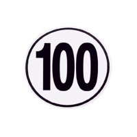 Geschwindigkeitsschild 100 km/h