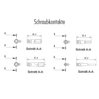 Stecker Multicon West 13-polig