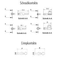 Steckdose Multicon West 13-polig