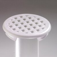 Lüftungsrosette flach, weiß ø 37 mm