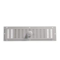 Schiebeentlüfter 250 x 70 mm grau-weiß