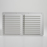 Kiemenlüfter weiß 385 x 220 mm
