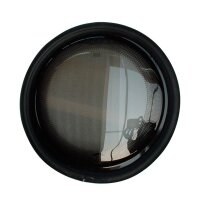 Bullauge 380 mm starr Grauglas