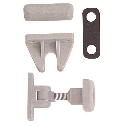 Fensterverschluss 5 tlg., 30 mm grau