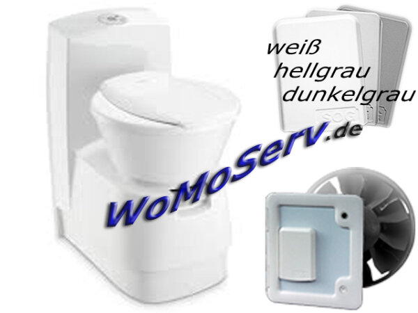 WC-Entlüftung SOG 1 Typ 3000A CT3000/CT4000, dunkelgrau