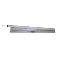 Verdunklungsrollo Alu/weiß 750 x 600 mm