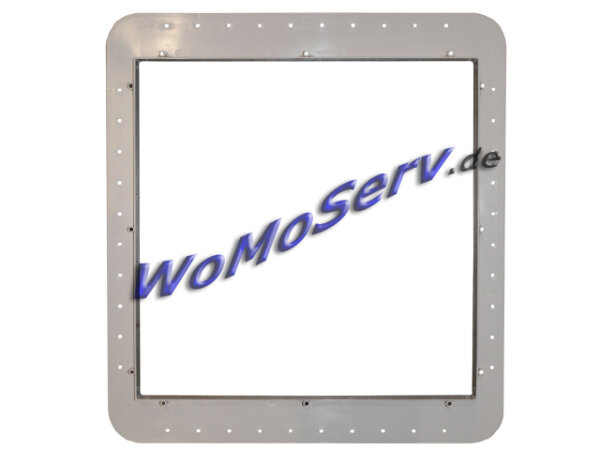 Montagerahmen Dachstärke 43-60 mm für Mini Heki, cremeweiß