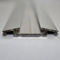 Gürtelleiste silber zum Abdecken des Blechstosses