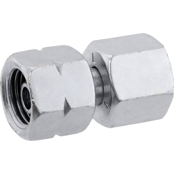 Übergangsstück von Links 1/4 Zoll IG auf 1/4 Zoll IG, Gasrohr 8mm