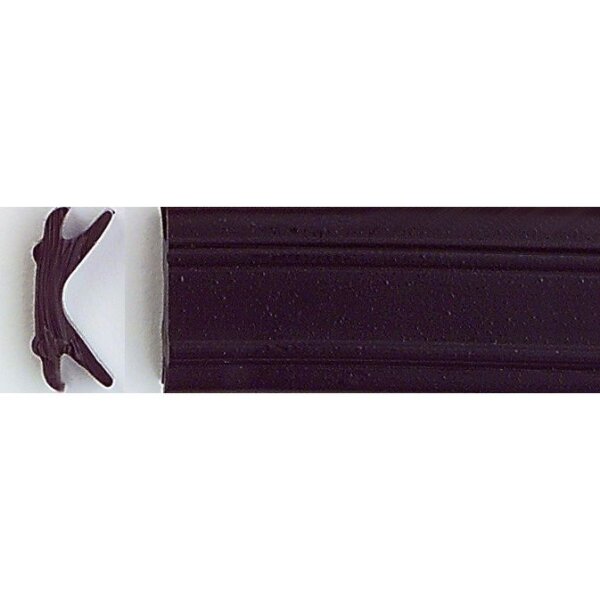 Leistenfüller 12,5 mm - schwarz/braun - Meterware, Hobby
