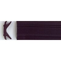 Leistenfüller 12,5 mm - schwarz/braun - Meterware,...