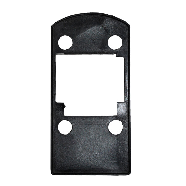 Unterlegplatte 10 mm Kunststoff schwarz