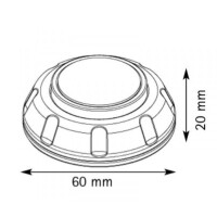 Türschnapper Magnet, weiß