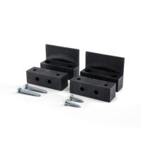 Montageadapter schwarz (2 Paar) für Funkalarmanlage...