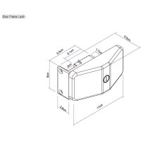 Thule Door Lock Frame 1 Stück Türverriegelung