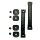 Rangiergriff 145 mm schwarz, 2er