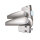 Toilettenraumschloss silber matt