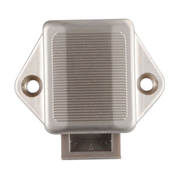 Mini-Push-Lock-Schloss, silber 15 mm