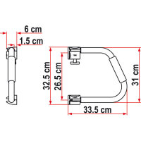 Einstiegshilfe-Bügel Security 31 cm