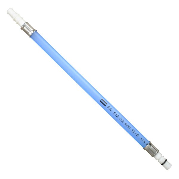 Flexibler Anschluss blau 250 mm für Armaturen, Anschluss F