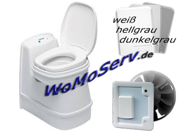 WC-Entlüftung SOG 1 Typ B für Thetford C200, dunkelgrau