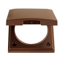 Rahmen mit Klappdeckel braun matt, Integro Flow