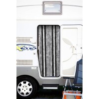 Chenille-Flauschvorhang Reisemobil 56 x 205 cm,...