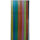 Streifenvorhang bunt, schwarz 90 x 200 cm