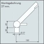 Einhebelmischer Trend A gebogener Auslauf