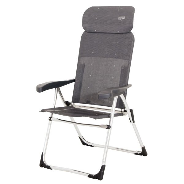 Campingstuhl Compact extra flach AL/213 anthrazit