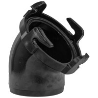 Schlauchadapter 3 Zoll US gebogen Abwassersystem