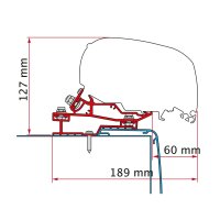 Adapter Rapido C Line 450 Markisenadapter F80