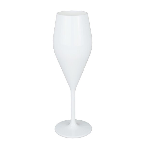 Champagnerglas 2-tlg. Champagner Glas Eleganza, weiß, 2 tlg. Set