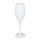 Champagnerglas 2-tlg. Champagner Glas Eleganza, weiß, 2 tlg. Set
