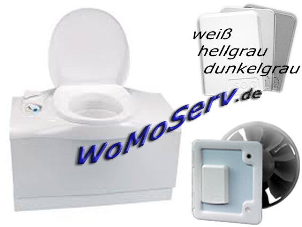 WC-Entlüftung SOG 1 Typ D für C400, dunkelgrau