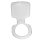 Toilettensitz mit Deckel signalweiß für Porta Potti Qube